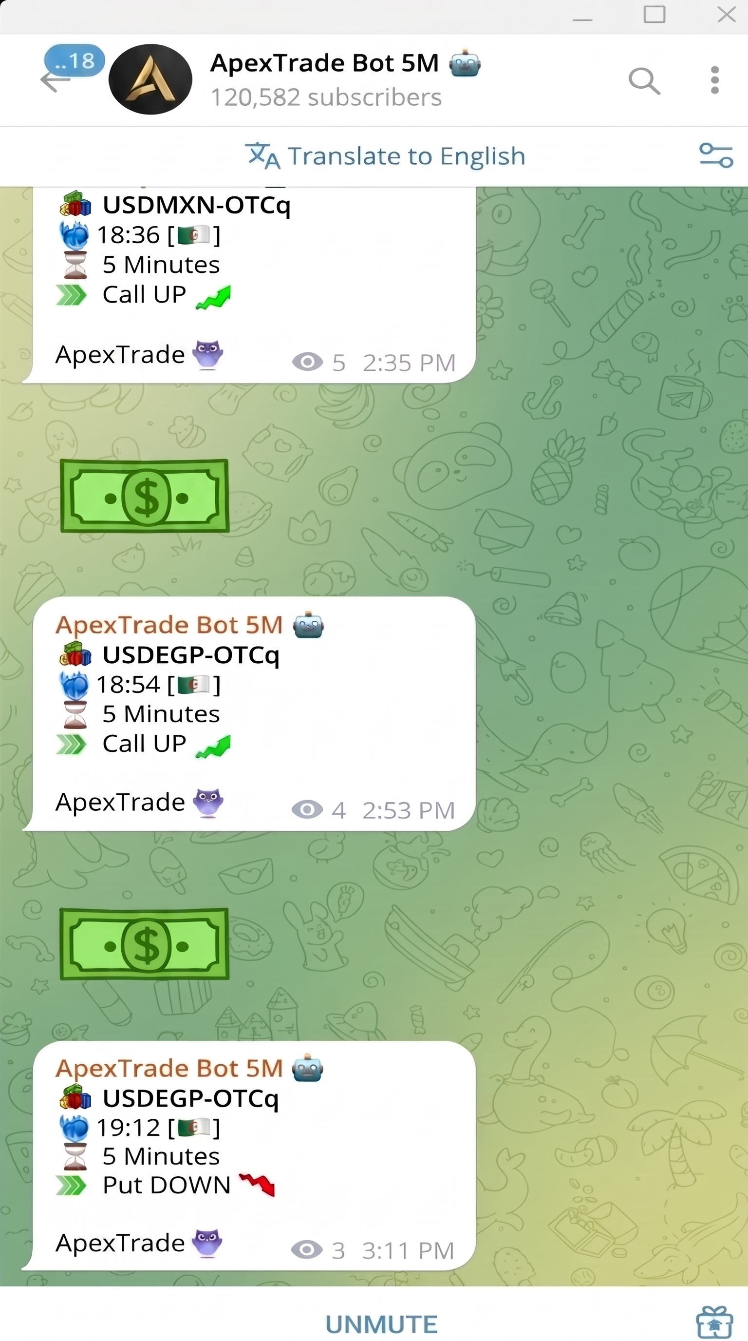 Signal Bot Screenshot